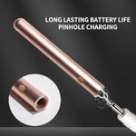 Flooseca Portable Metal Love Bullet Vibrator Necklace with Chain Massaging Nipple G-spot Waterproof Sex Toys for Adult Women 7 Frequency Strong Earthquake