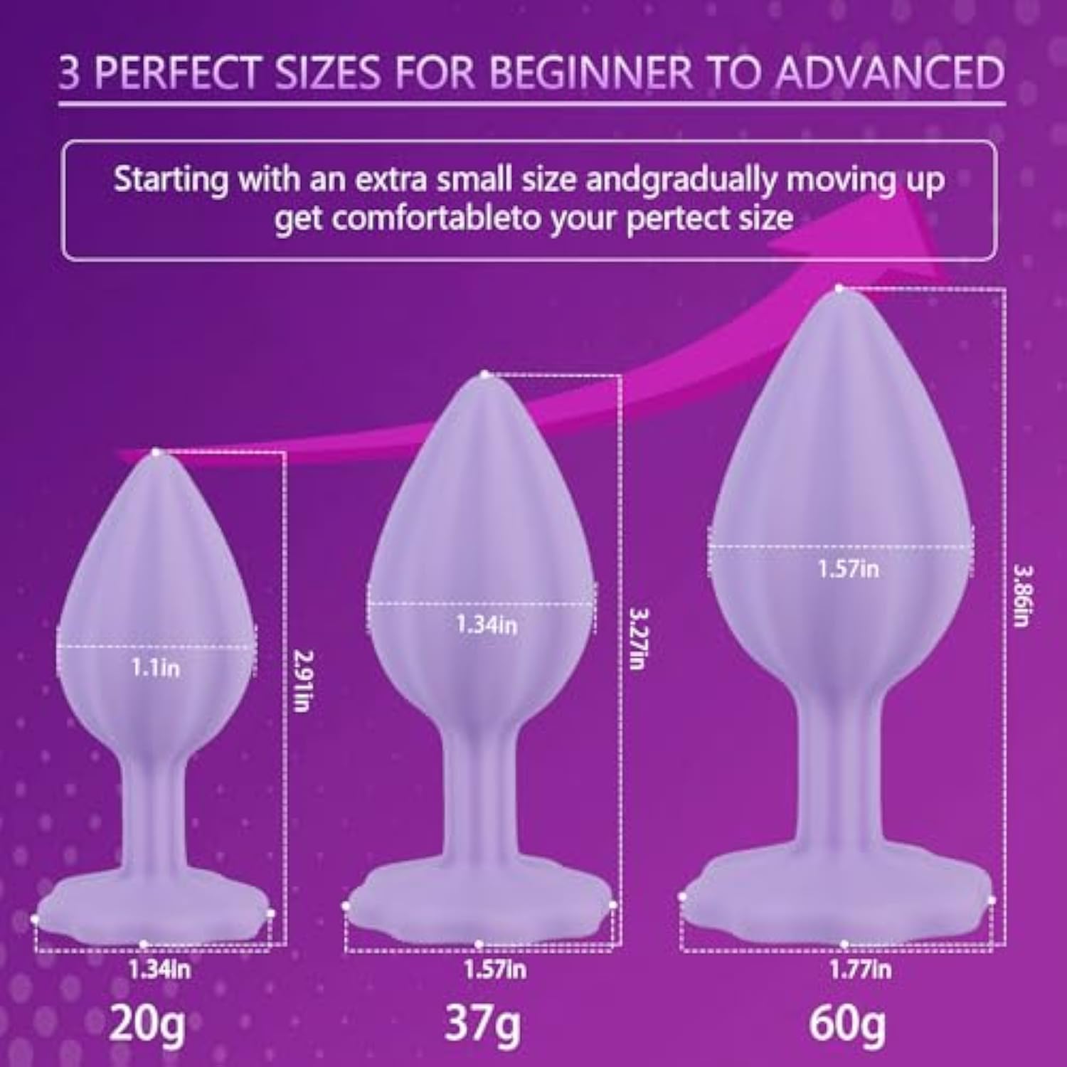 Anal Sex Trainer 3Pcs Set Silicone Butt Toys Anal Trainer Jewel Butt P BlessMyBucket Anal Sex Trainer 3Pcs Set Silicone Butt Toys Anal Trainer Jewel Butt P BlessMyBucket
