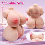 8.16Lb Sex Doll Male Masturbator Adult Sex Toys, 4 In 1 Realistic Stroker Pocket Pussy For Men Masturbation With Big Boobs Vagina Anal Tunnels Sex Pleasure Built-In Skeleton
