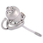 Male Chastity Cage Device Restraint Men Bondage Fetish With Catheter And Anti-Off Ring C850 (1.97 Inch / 50Mm)