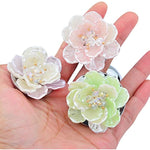 Adult Toys Accessories Metal Anal Plug Three Piece Set Flower Anal Plug Kit With Realistic Flower Buds