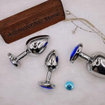 Metal Anal Plug Set, 3Pcs - Sex Toys For Adults, Premium Adult Toys, Durable Anal Toys For Beginners To Advanced Users