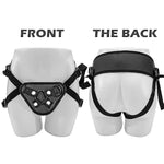 Adjustable Strap On Dildo Harness For Women,Strapless Wearable Panties Sex Toys For Lesbian Couple (Black)