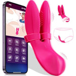 Adult Sex Toys Vibrator 9 Vibration Mode And App Remote Control G Spot Clitoris Finger Vibrators Panties Wear Nipple Clamps Penis Cock Rings Rose Sex Toy For Men Women Dildo Vibrating Couple Sexy Game