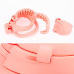 Pink Male Bdsm Nylon Chastity Device Cock Cage Upgraded 3D Cage With 4 Arc Rings Set With Spikes Feel The Pain, Cbt Chastity Cage Men Abstinence Penis Bondage Sm Extreme Fetish Sex Toy