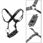 Women Chastity Belt Strap-On Harness Pu Leather Sm Erotic Sex Toy Bondage Strap Dildo Harness Adjustable Belt Lesbian Double Dildo Straps Trousers For Butt Plug And Dildo
