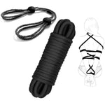Bdsm Bondage Rope Restraint Kits Adult Sex Toys For Women Couples,Soft Cotton Sex Rope 1Pcs & Handcuffs Bracelets Leg Straps 1Pcs,Sex Slave Bed Bondage Gear & Accessories Sex Toys For Sex Game