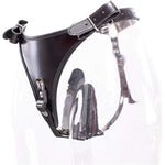 Double End Dildos Adjustable Harness Wearable Panties Adult Lesbian Gay Couples Restraint Realistic Penis Cock Anal Sex Toys For Masturbation,Sex Fun,Bdsm (Suitable Waist:30-47.2 Inch, Black)