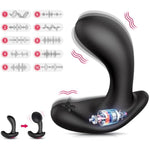 2 In 1 Prostate Vibrating Inflatable Anal Plug - Anal Vibrator Sex Toy With 10 Vibration Mode Remote Control G-Spot Vibrators For Woman Prostate Stimulator Massager For Man