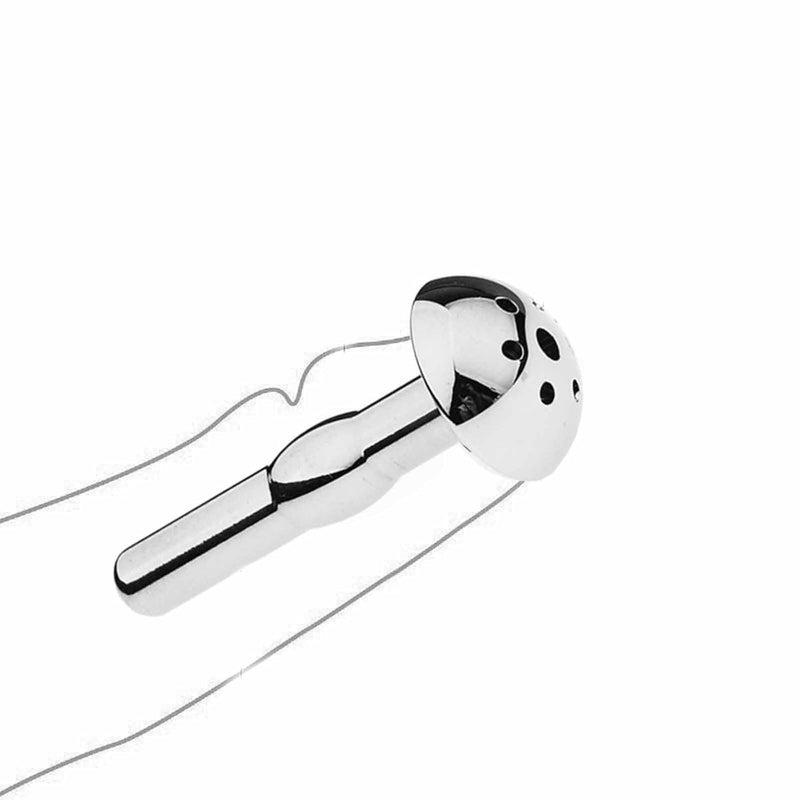 Sex Toy Urethral Sounds Multi Beads Urethral Penis Plug With Hole Stainless Steel Urethral Dilators For Male 6Mm