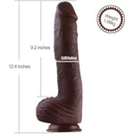 12.4”Monster Dildo For Premium Sex Machine With Kliclok System Connector - Designed For Advanced Women - 9.4“Insertable Length?6.2”Girth - Amazing Series
