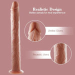 16.9 Inch Extra Super Long Realistic Dildo + 3" Diameter Huge Thick Dildo