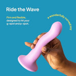 Hello Pretty Big Dil Bundle - Includes Natural Aloe Lube 3.3 Fl Oz And Pretty Big Dil - Harness-Compatible Dildo For Women And Ph Balanced Personal Lubricant For Her