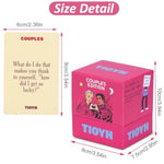 Couples Conversation Cards 200 Questions For Deeper Connection Fun Date Night Game Romantic Gifts For Him Her Valentine Anniversary
