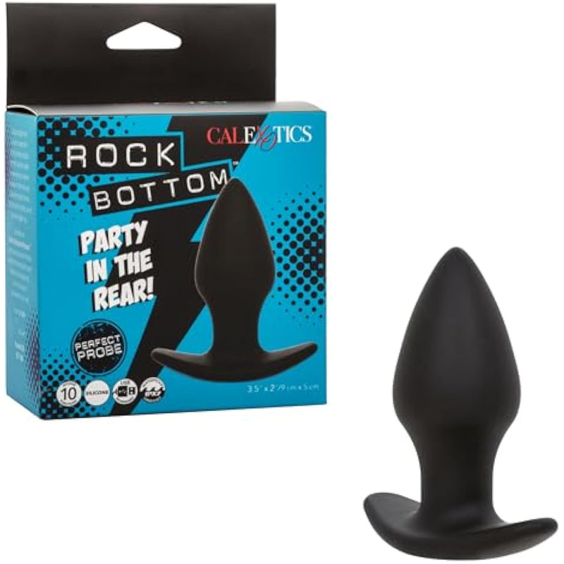 Rock Bottom Perfect Probe, 10 Functions Waterproof Silicone Vibrating Butt Plug Anal Vibrator With Ergonomic Design - Se-0835-05-3