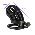 Black Resin Fitness Cage Comfortable Breathable Equipment A7