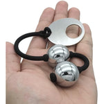 Metal Anal Beads With Pull Ring 2 Butt Pull Balls Silicone Rope Bdsm Toys Anal Expander Dilator Trainer Training Vaginal Balls Anal Chain Beads Buttplug Butt Plug Anal Plugs For Men Women Beginners