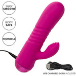 Thicc Chubby Honey Rabbit Vibrator, Thick G Spot Vibrating Massager For Women - Se-0650-05-3