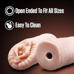 Enlust Alyssa - Ai Male Masturbator | Tight Orbed Canal Stroker With 5 Pleasure Beads - X5 Plus For Ultra Soft Realistic Feel - Open Ended To Fit Most Sizes - Sex Toy For Men