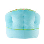 Cocomelon Blue Polyester Round Bean Bag, Jj, Cody, & Nina