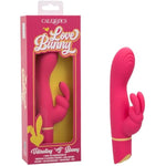 Love Bunny Vibrating “G” Bunny Waterproof Silicone Rechargeable G-Spot Rabbit Vibrator Pink - Se-0619-50-3