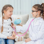 Kids Stethoscope, Real Working Nursing Stethoscope For Kids, Play Doctor Toy For Toddler, Boys Girls Doctor Nurse Cosplay Costume Accessories, Pink