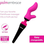 Palmembrace Silicone Attachment Head, Dual Stimulation, Compatible With Plug And Play, Recharge, And Original Massager, Soft Touch Silicone