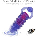 Vibrating Anal Plug With Pull Ring, Mini Butt Plug Anal Vibrator Erotic Sex Toy Butt Plug Prostate Massage Masturbation Adult Anal Sex Toys For Bdsm Beginner For Men Woman Gay Perfect Couples Gift