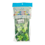 300pcs Craft Pack Green Mix Pipe Cleaners Pompoms Googly Eyes Set Arts and Crafts School Supplies