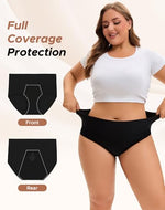 Women's Plus Size Period Underwear Heavy Flow Leak-Proof 3-Pack