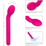 Bliss Liquid Silicone Tulip – Rechargeable G Wand Massager Sex Toy For Women - Pink