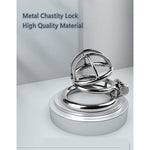 Chastity Cage For Men Steel Cock Cage With Penis Ring Male Ventilation Small Chastity Devices Locked Penis Exercise Sex Toy For Adult (2-Ring-45Mm)