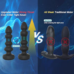 Thrusting Vibrating Prostate Massager Anal Butt Plug, Anal Male Adult Sex Toys For Men Women Couples, Remote Control Anal Dildo Vibrator, 10 Modes Anal Beads, Anal Training Sex Toy Game Play