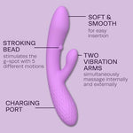 Cosmopolitan X Main Character Vibe Rabbit Dual Bullet Vibrator