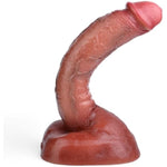 Massive Soft Flexible Girthy Huge Size Monster Silicone Dildo Curved Lifelike Realistic Dildo Thick Adult Anal Toy With Suction Base For Women Men Couples Waterproof