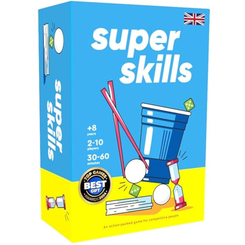 Super Skills - Action Game For Competitive People - Beat Your Friends At 120 Challenges - Fun Group Activity For Family Night Or Party With Kids, Teen