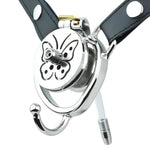 Flat Chastity Cage Inverted Chastity Cage Metal Male Chastity Device Steel Cock Cage For Men Bdsm Bondage Negative Penis Cage Sex Toys For Couples (45Mm/1.77In)