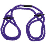 Doc Johnson Merci - Restrain - 6mm Hemp Wrist or Ankle Cuffs - for Adults Only, Violet