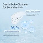 pH Balancing Bubble-Free Hydrating Facial Cleansing Gel 5.4 fl.oz. - For Sensitive Skin, Hyaluronic Acid and Licorice Extracts, Non-foaming Cleanser for Skin Moisturization