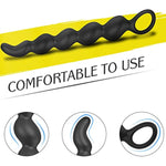 Sex Toys Anal Beads- Anal Plug Silicone Dildo Prostate Massager For Men, Butt Plug Female G-Spot Stimulator, Adult Anal Training Sex Toys For Men Women & Couples