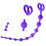 Silicone Anal Beads + Realistic Double-Ended Dildo