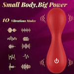 Erotic Massage Kits Mini Bullet Vibrator For Women - High Power Adult Sex Toys For Women With 10 Vibration Modes For G Spot, Clitoral & Nipple Stimulate, Bendable Anal Toys For Couple