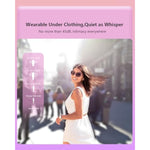 Bullet Vibrator For Women, Mini Vibrator Made Of Body-Safe Silicone, Fully Waterproof, Personal Massager With Customized Vibration Settings, Usb Rechargeable