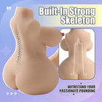 Male Sex Doll For Women With Realistic Dildo,Life Size Shemale Sex Doll Full Size Torso Adult Sex Doll Unisex Sex Toy For Women Threesome Couple Sex