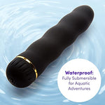 Power Play 6 inch Classic Vibrator for Women, Black