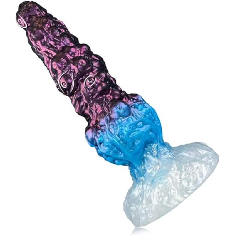 Monster Dildo Thick Knotted Dildo, 9'' Soft Silicone Realistic Devil Dog Dildos G Spot Anal Butt Plug Prostate Massager For Women Lesbian And Men Couples Adult Sex Toy