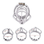 Male Cock Cage Stainless Steel Chastity Device, Comfortable Male Cock Cage Adult Game Sex Toy A340 (1.57 Inch / 40Mm)