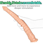 12.2In Long Butt Plug Tentacle Dildo Monster Anal Dildo For Dilation Training Male And Female Octopus Anal Plug Vaginal Prostate Massager (Pink)
