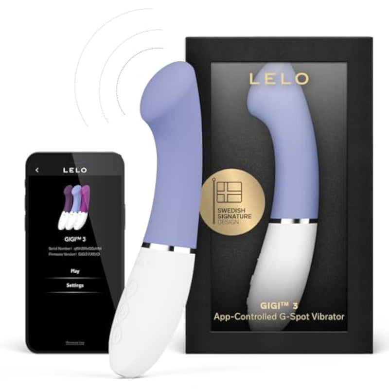 Gigi 3 App-Controlled G-Spot Vibrator For Women With 8 Pleasure Settings, Female Vibrator, Sex Toy, Adult Toy (Powder Blue)
