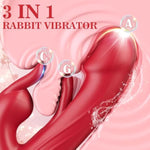 Rabbit Vibrator Dildos Sex Toys - Adult Toys App Remote Control G-Spot Vibrator With 9 Vibrating & 9 Flapping Mode For Clit Nipple Anal Vagina Sex Stimulation,Adult Sex Toys For Women Couple Pleasure